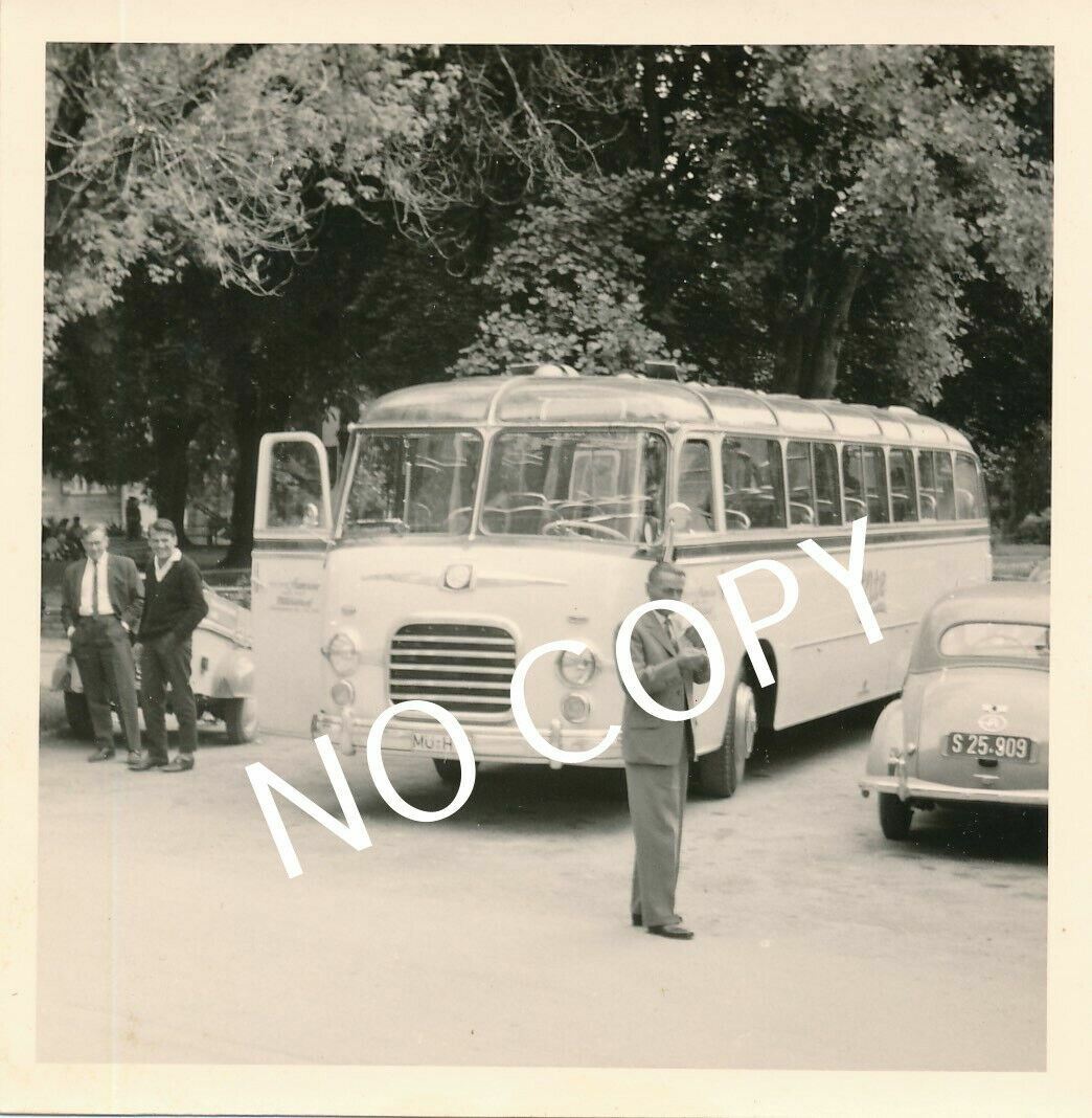 Photo Car Bus “Elite” Travel License Plate MÜ-H 12 Germany B1.42