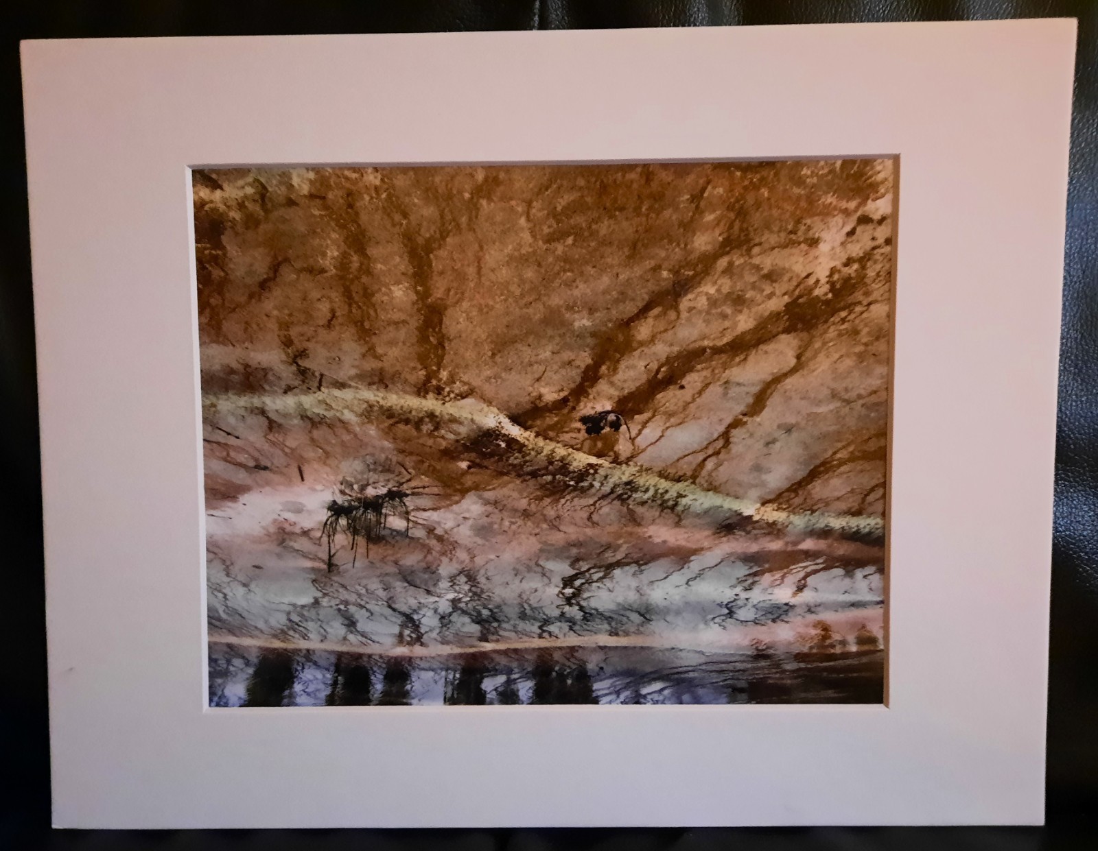 Matted Photograph: Earth Patterns