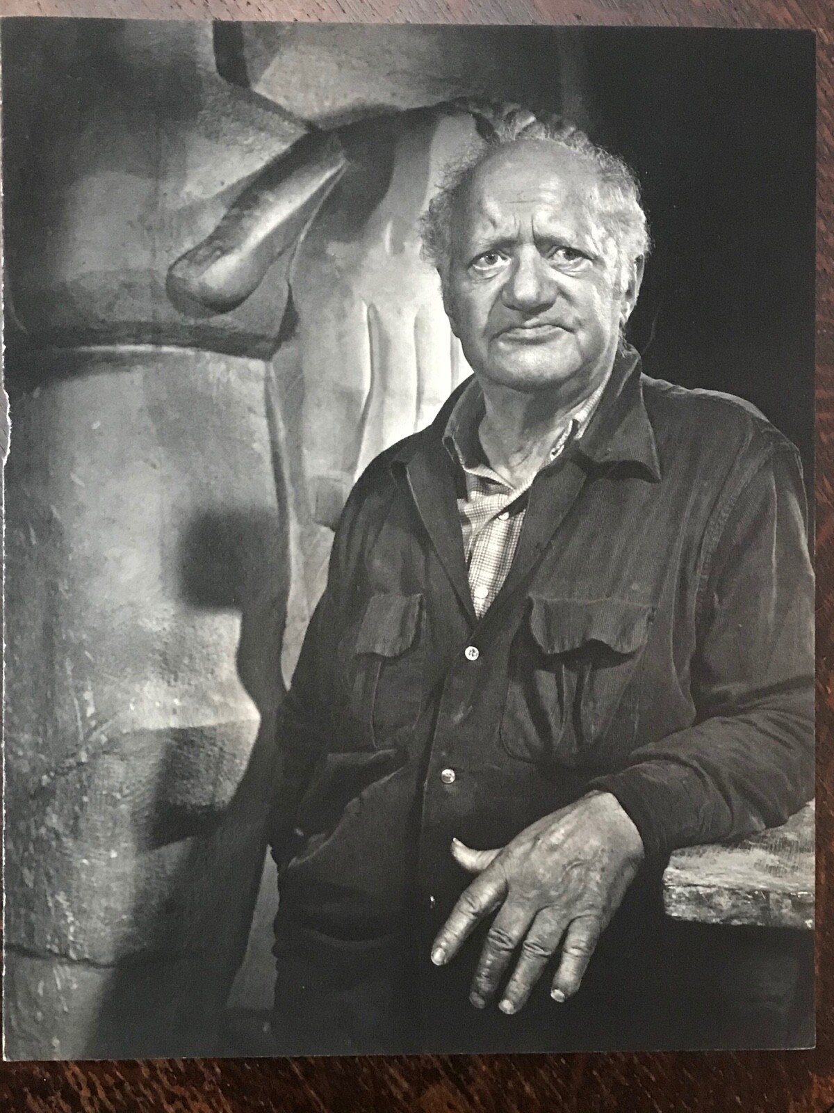 YOUSUF KARSH Photogravure Portrait Art Photo Print, 1960s – Sir JACOB EPSTEIN
