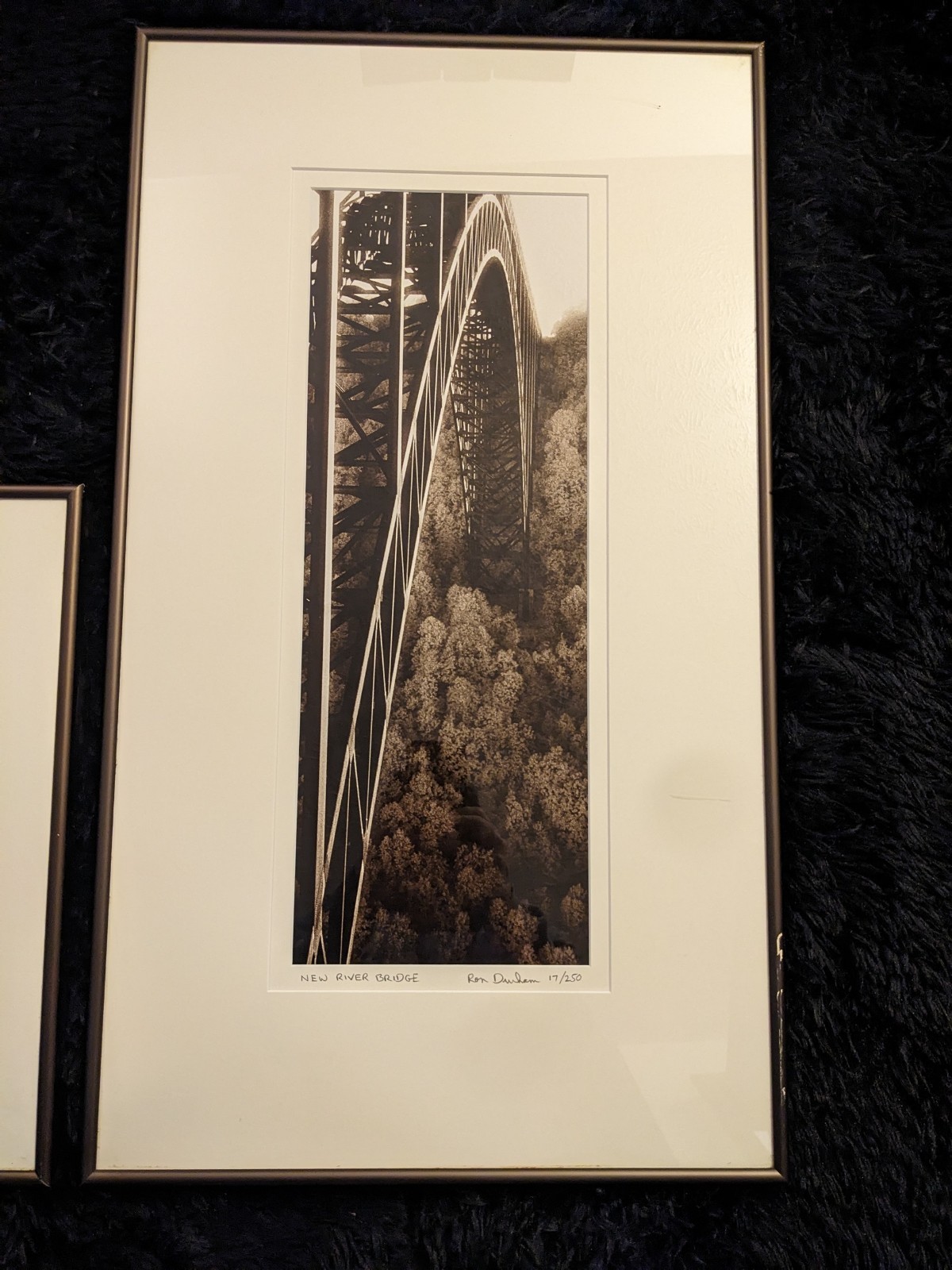 Ron Durham Art Photograph “Great Sand Dunes & New River Bridge” Signed Framed