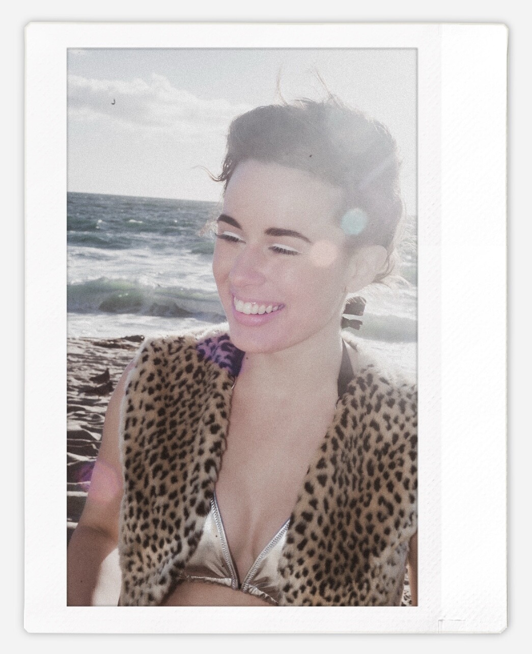 Art model Olive Glass Instax Wide Instant Film Print