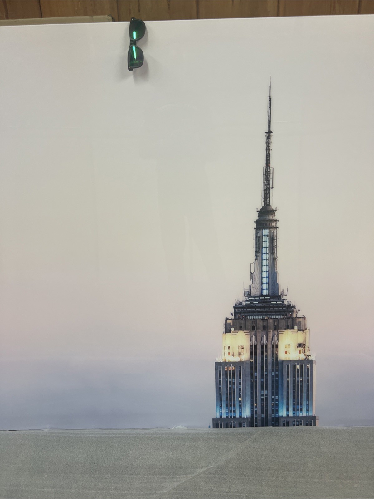 Empire State Building Giant Scale Plexiglass Mounted Photograph