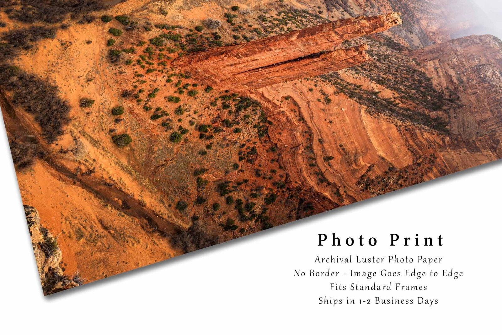 Western Landscape Photography Print – Spider Rock in Canyon de Chelly Arizona