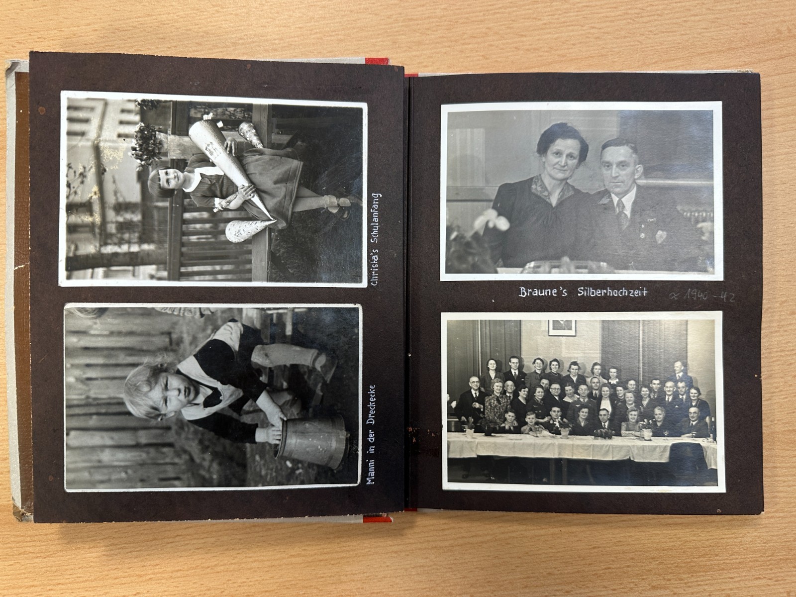 Old Photo Album Civilian from ‘1942 with defects 281025/01