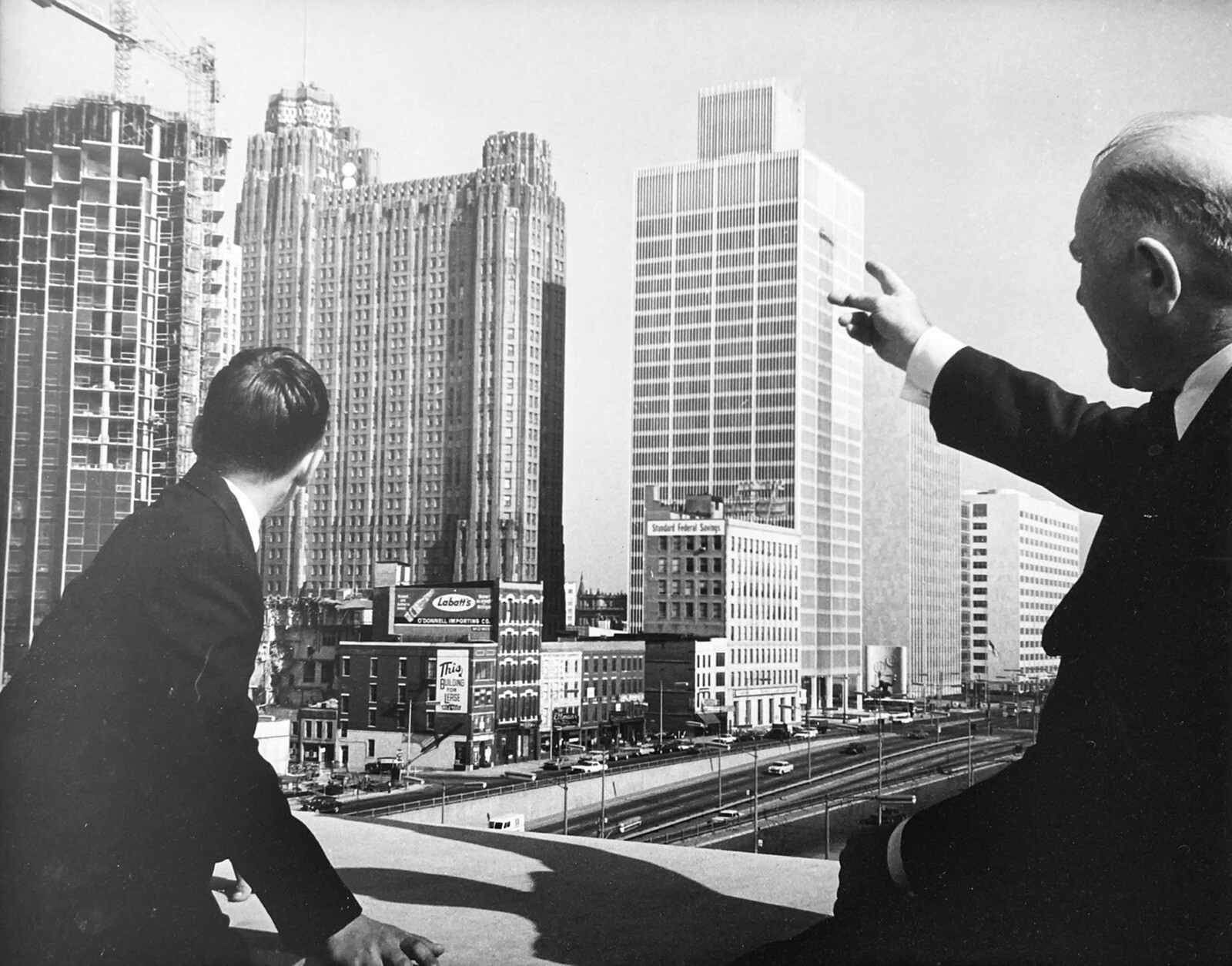 Joe Clark 60s Mid-Century Modern Architecture Detroit Woodward Romney Photo MCM