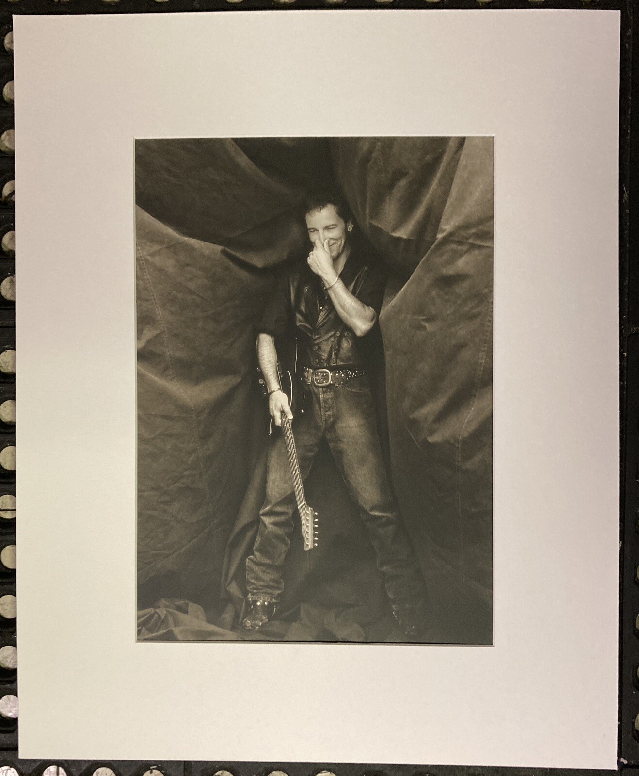 1992 Set Of TWO BRUCE SPRINGSTEEN Photogravure Herb Ritts matted