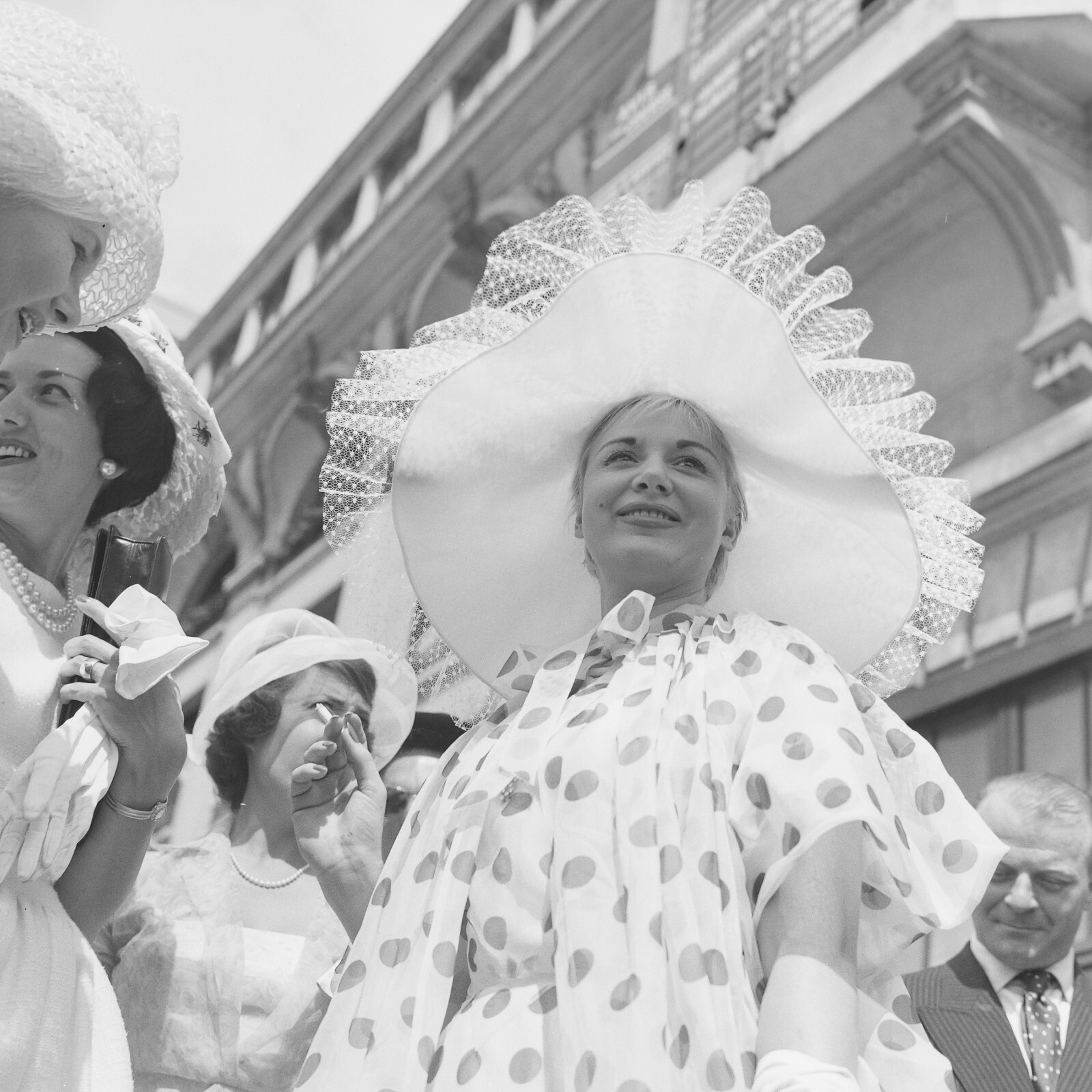 Photo On Silver Paper Parisian Woman Fashion PARIS 1960 Size 30x30cm