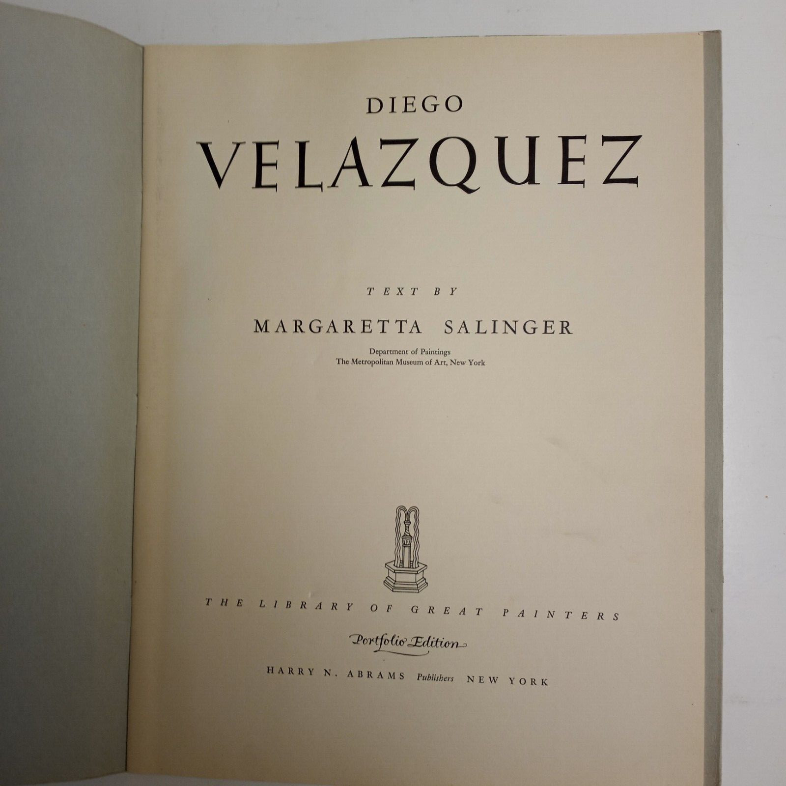 Diego Velazquez Library of Great Painters Portfoloio Edition 1954 Harry Abrams