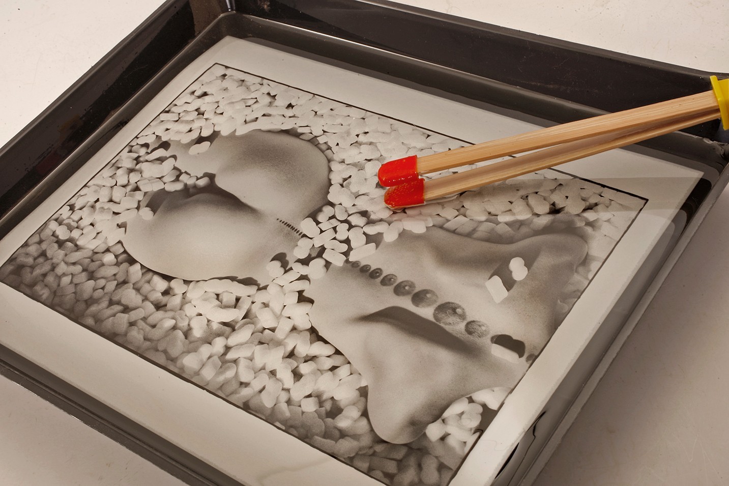 TATOO 2006 DARKROOM SCULPTURE by GUY LE BAUBE