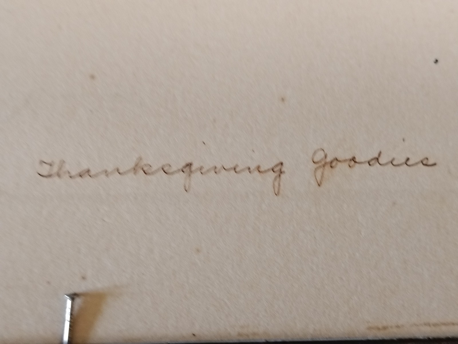 Thanksgiving Goodies by Wallace Nutting Signed and Framed 14″ x 12 1/2″