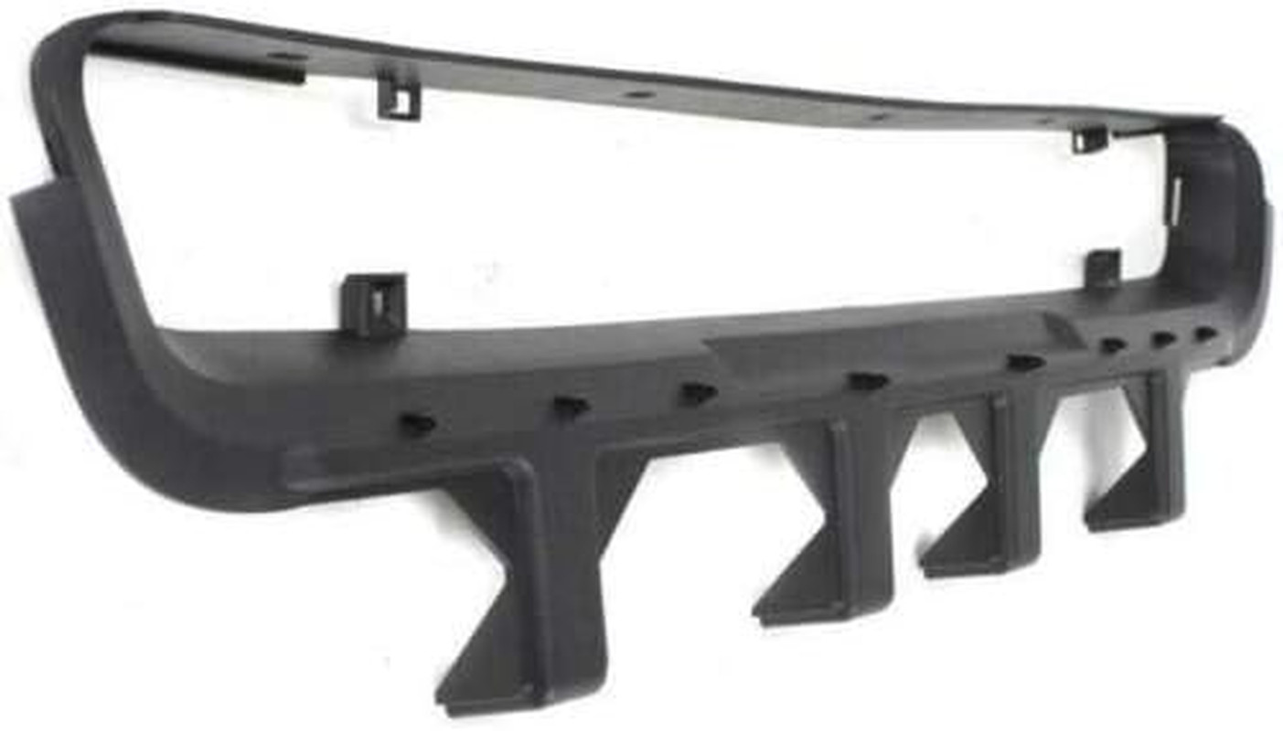 Front Bumper Lower Valance with Tow Hook Holes + Center Trim for 2004-2005 Ford