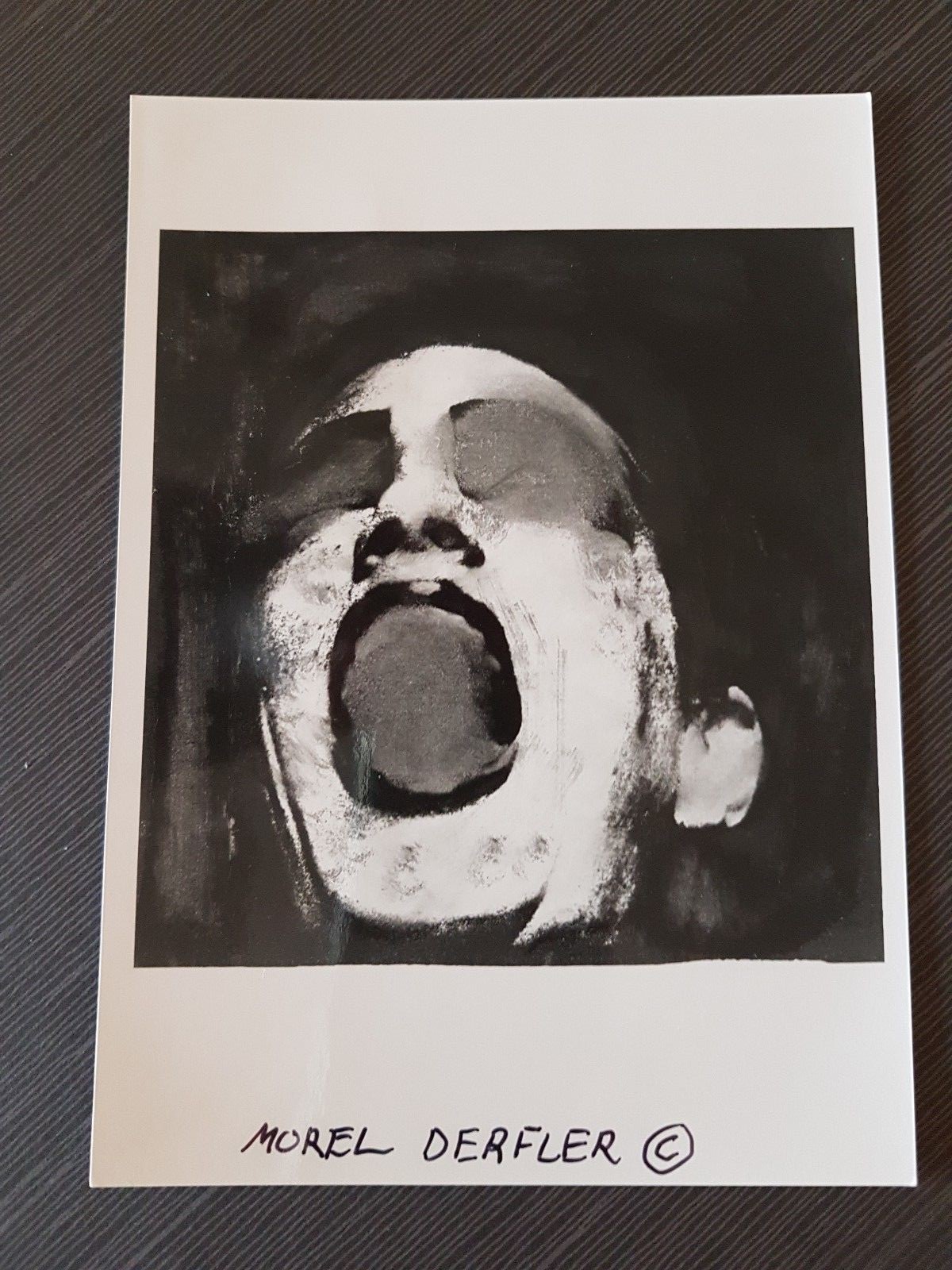 photograph morel derfler 17.7×12.7 cm signature on the front on the photo