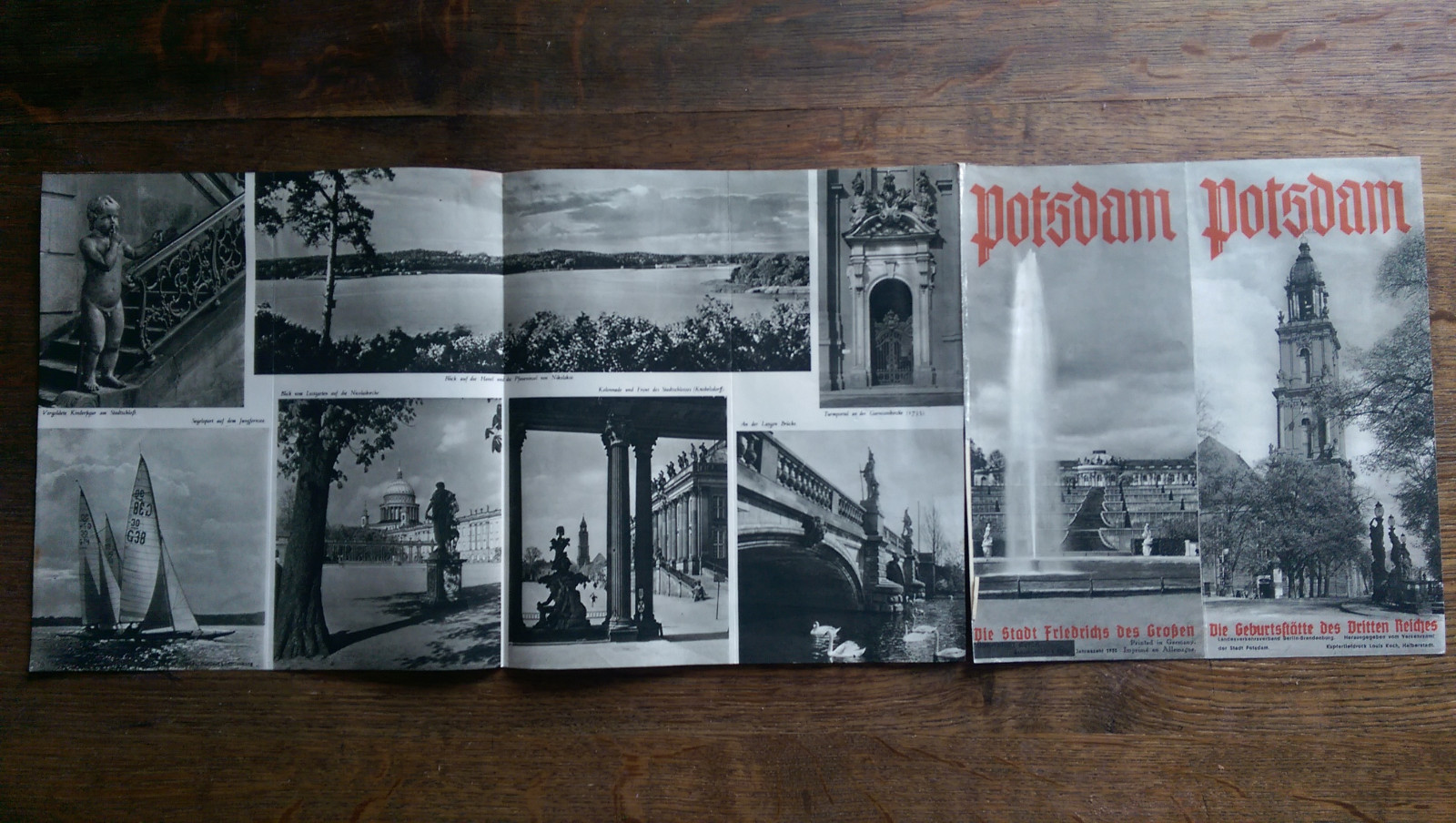 Max Baur 1935 brochure of the Potsdam State Transport Office Garrison Church