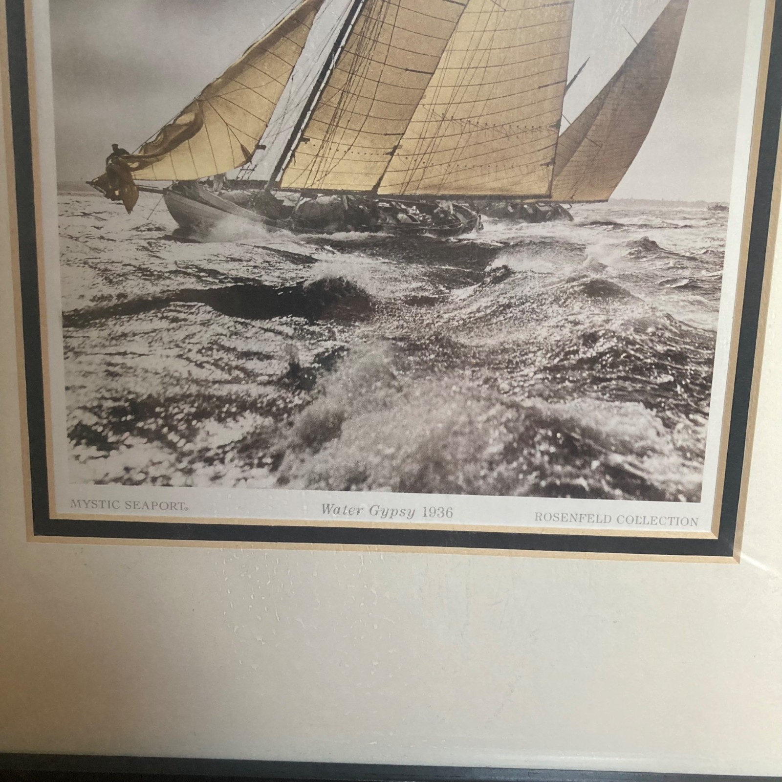 Mystic Seaport Rosenfeld Collection Framed Print Water Gypsy 1936 Nautical Photo