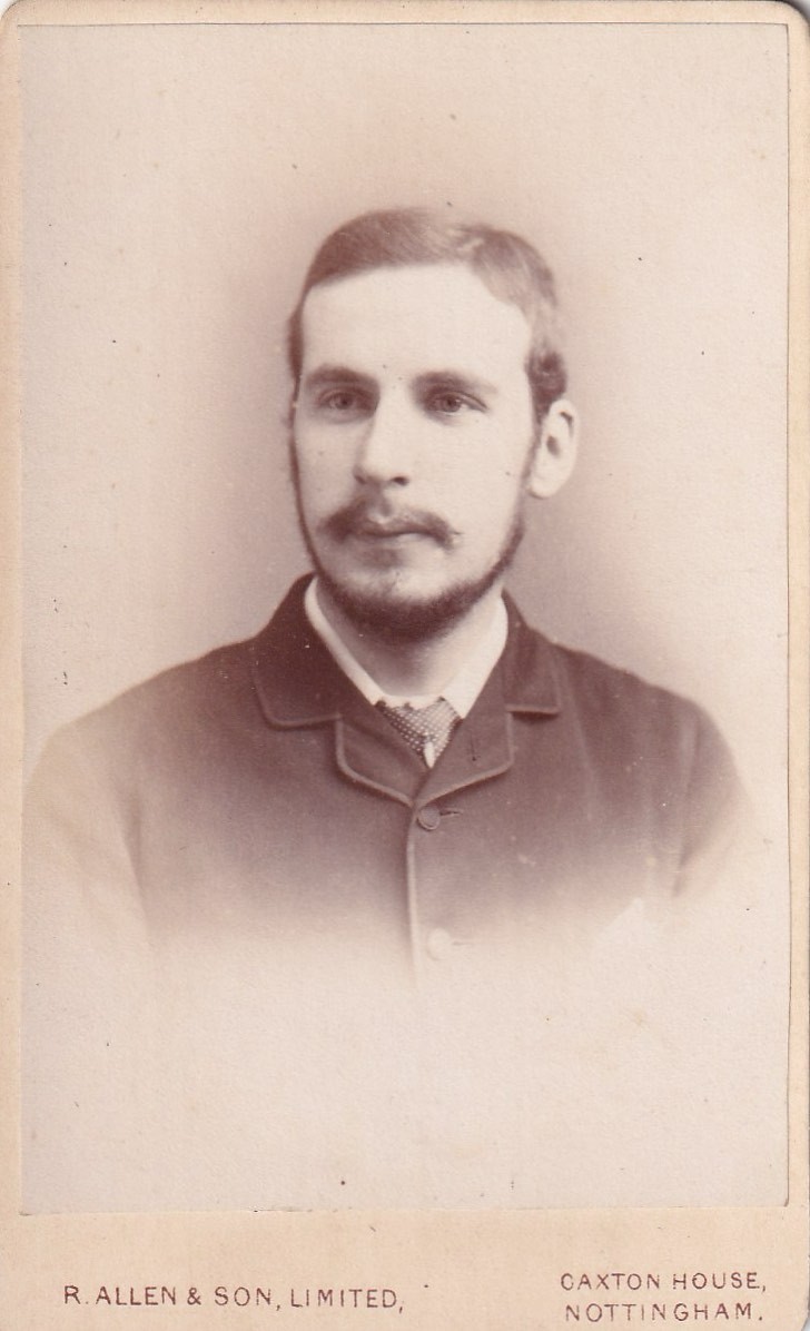 CDV – Gentleman Portrait – Nottingham UK 1890s