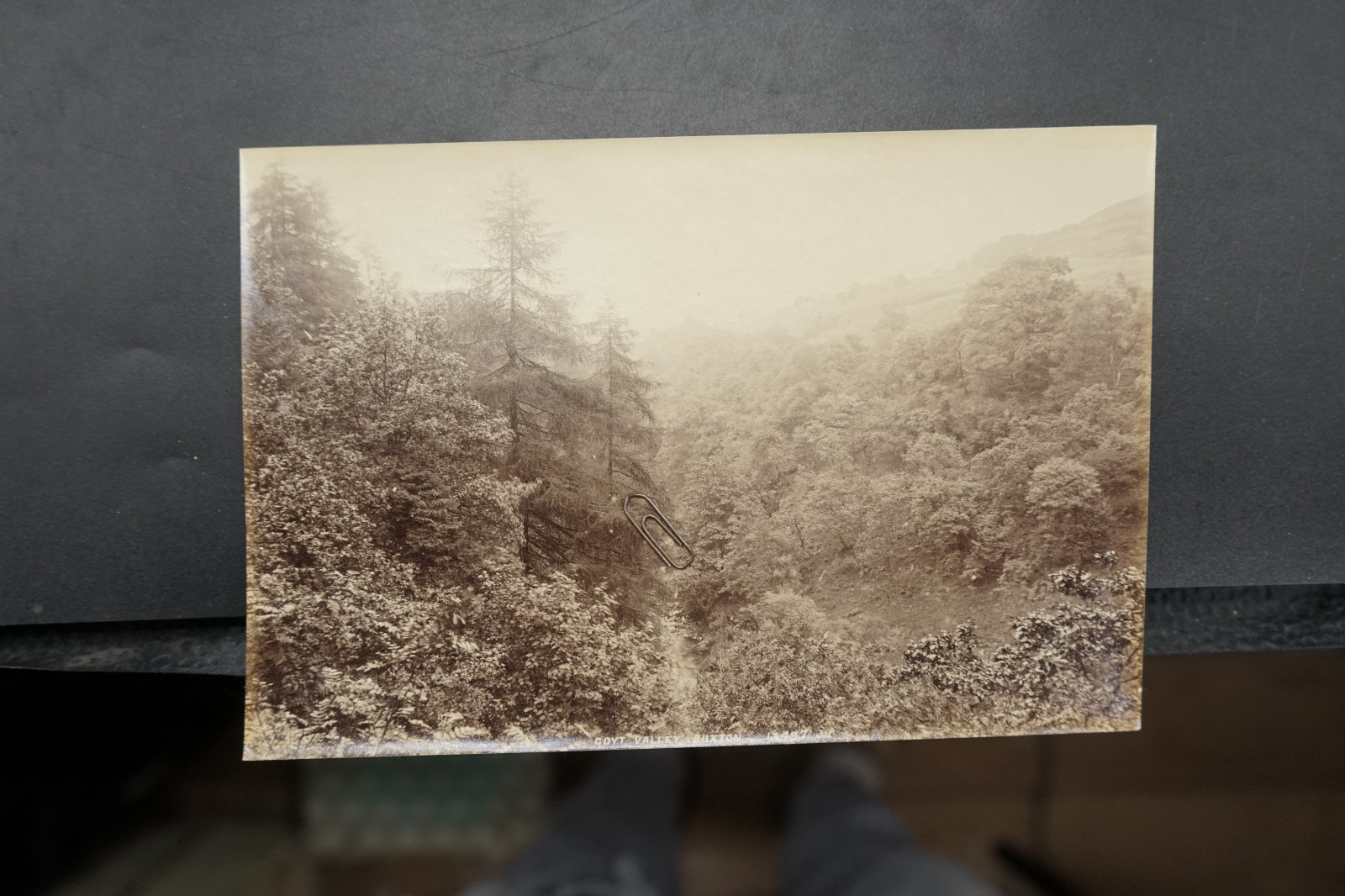 Photo View England Buxton Goyt River Valley Landscape Historic Alb Shot