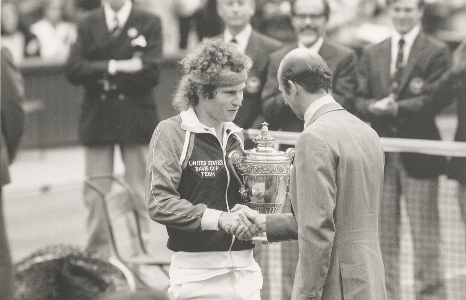 John McEnroe Wins Wimbledon 1981 – 10×12″ inches silver gelatine print