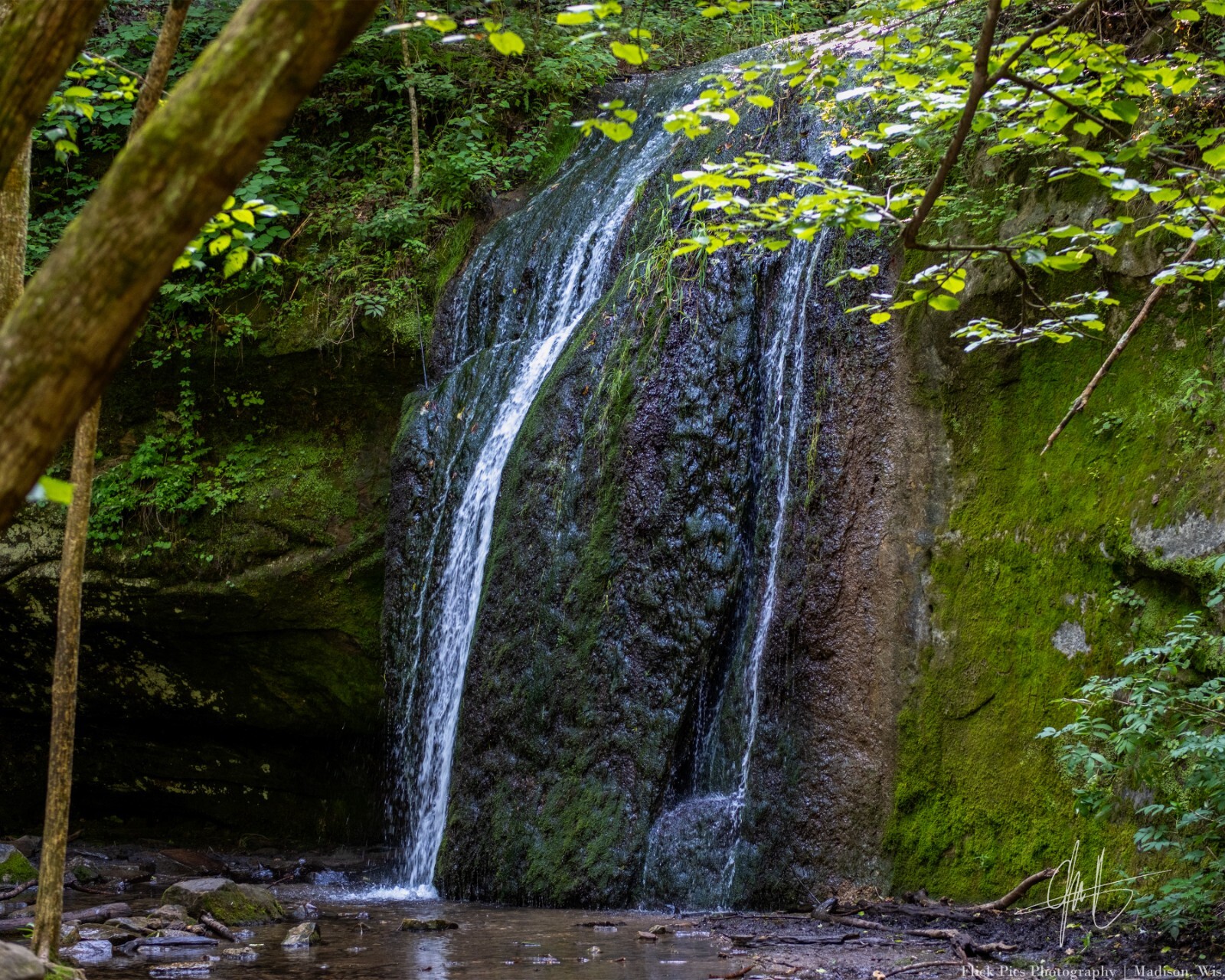 Stephens Falls Waterfall Fine Art Print – Governor Dodge State Park Wisconsin