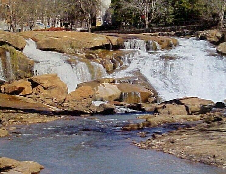 Greenville, S.C. Waterfalls 2, Fine Art Photo Print – Matted 11″x14″