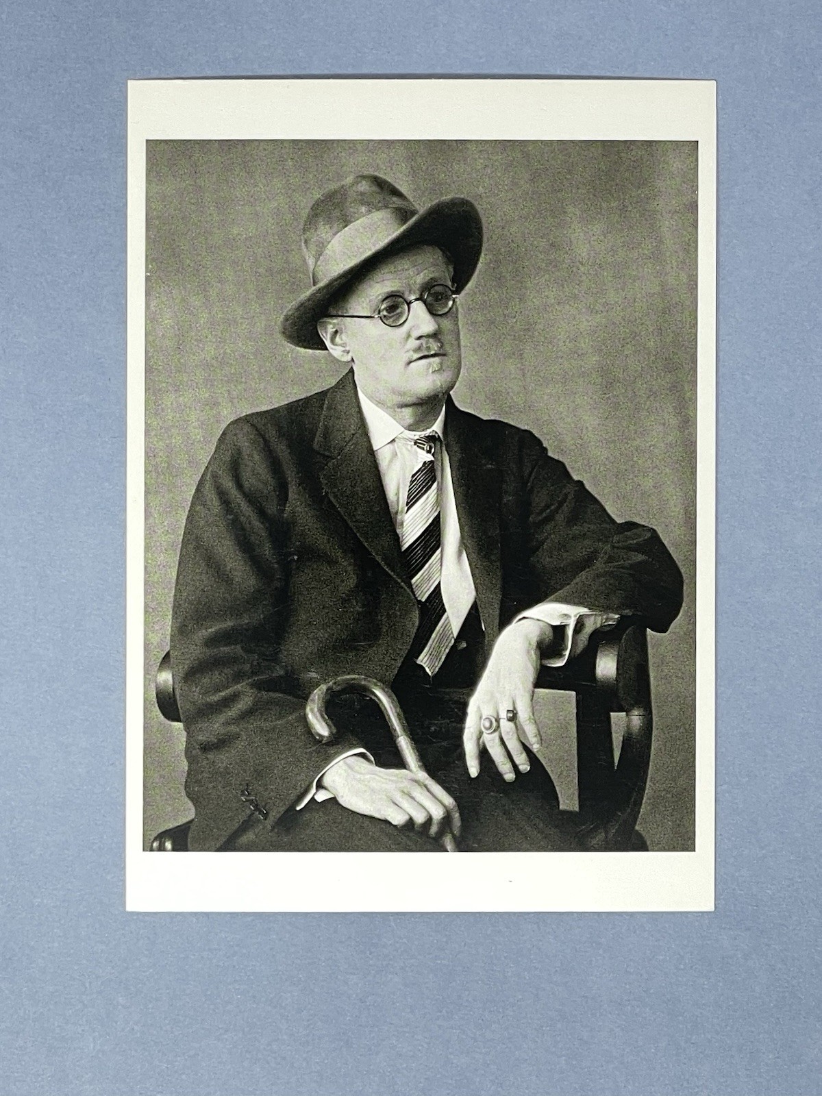 James Joyce Art Print Card Photo By Berenice Abbott 4.25”x6” Fotofolio
