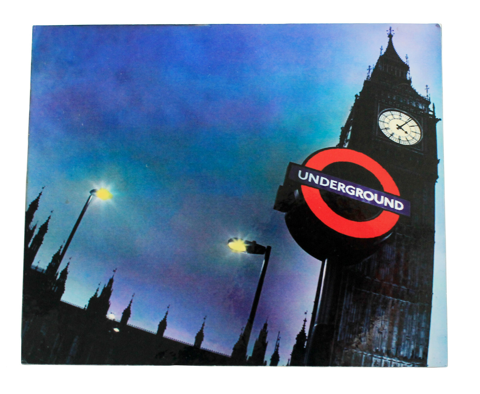 Original photograph of Big Ben LONDON Block Mounted and laminated 23 x 19 x 2 cm