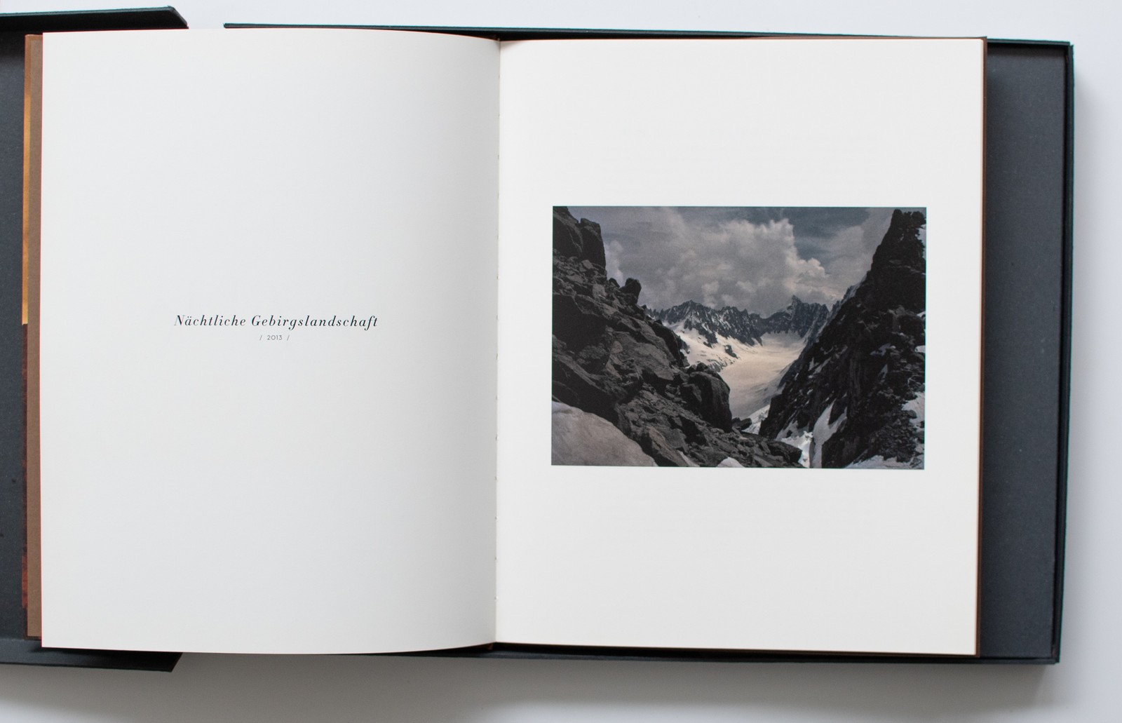 Landscape photography mountains Florian Richter chrome ink print book signed 2014