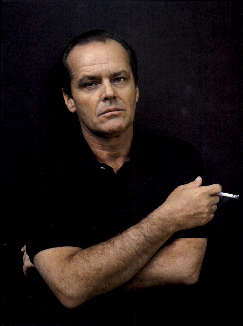 1987 Helmut Newton Jack Nicholson Actor Smoking Portrait Art Photo Gravure