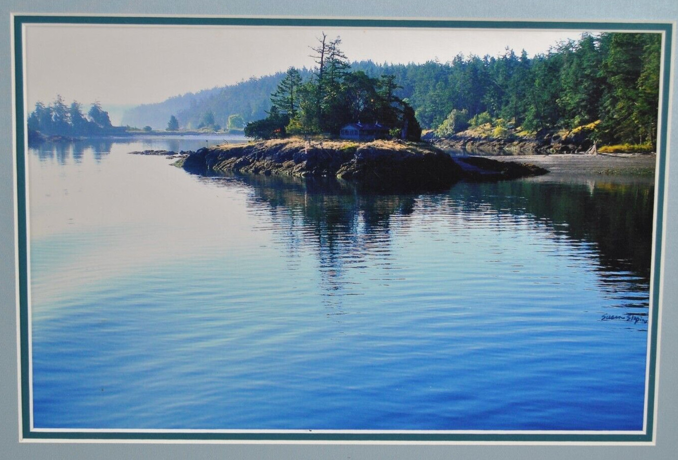 Framed & Matted Photo by Susan Slapin Signed Print 13″ by 17″
