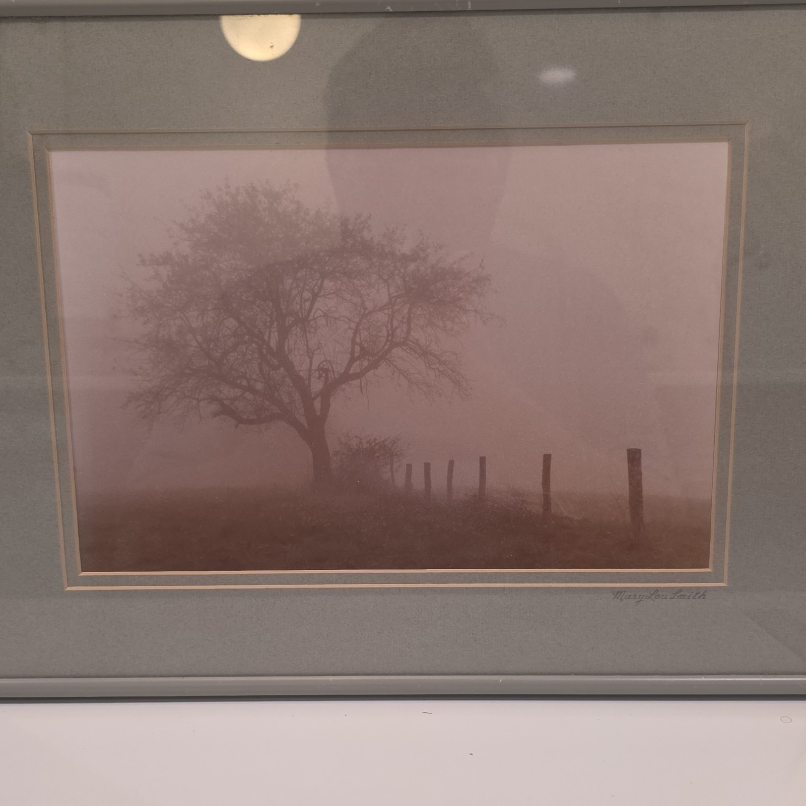 Mary Lou Smith ‘Comphacent I Stand’ Sepia Landscape Photo 12×16 Framed Jury Awa…