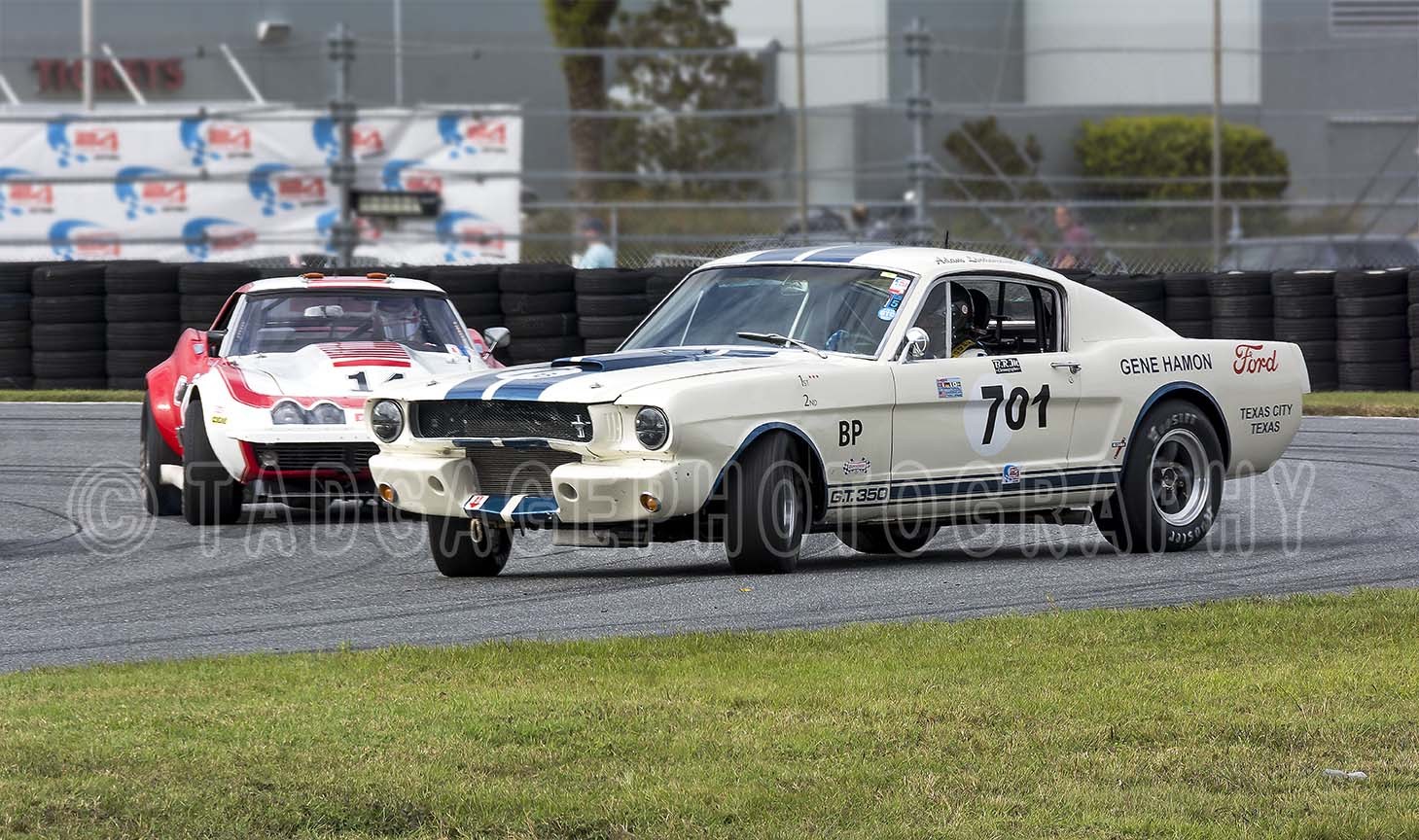 1966 Ford Shelby Mustang GT350 Vintage Classic Race Car Photo CA-1437