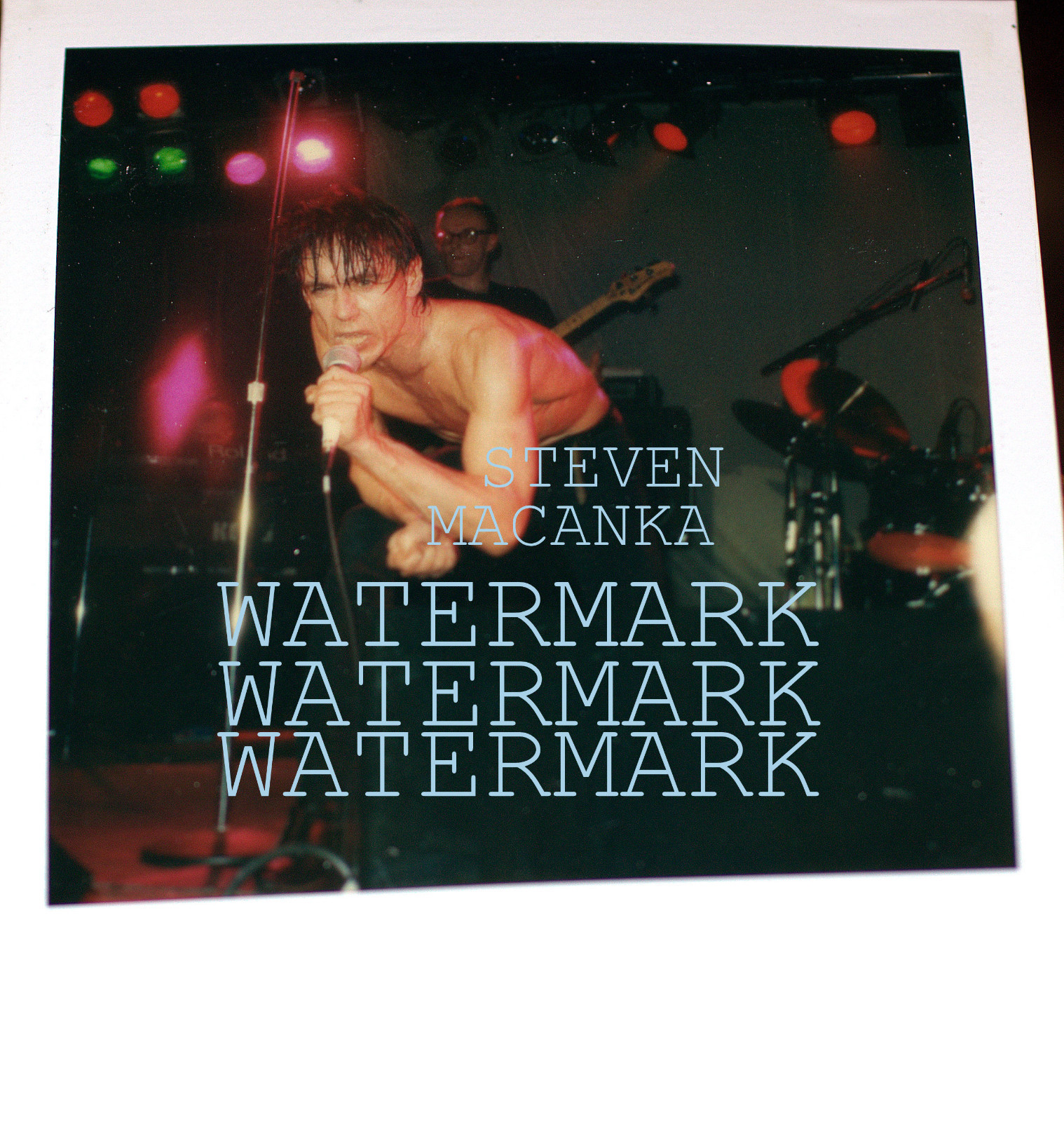 IGGY POP CONCERT POLAROID “ONE OF A KIND” ORIGINAL RARE COLOR SIGNED