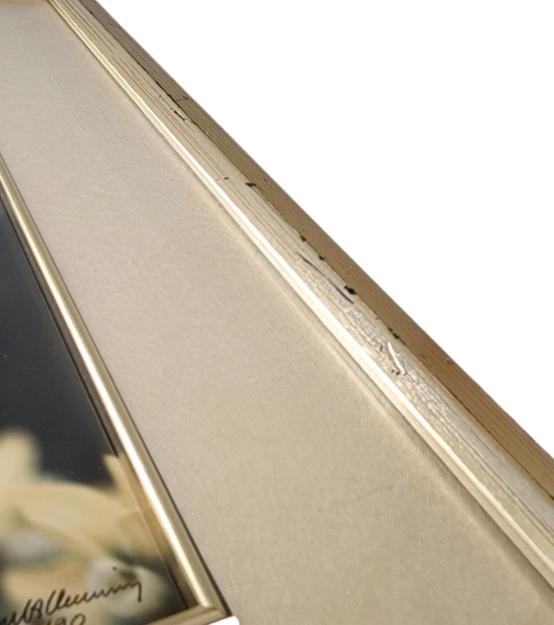 Floral Photograph Wall Art Framed Original Signed Engraved Plaque