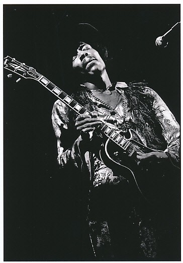 Jimi Hendrix 2, by Elliott Landy, postcard, postcard