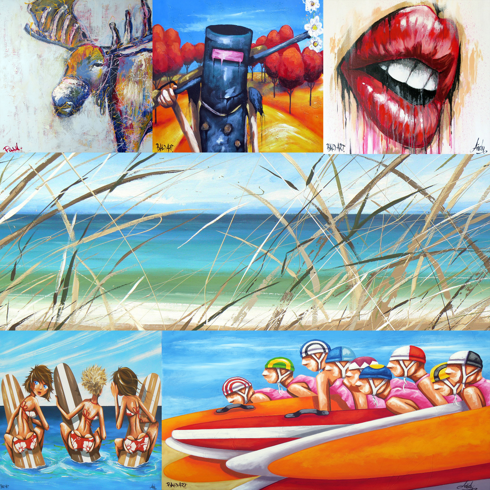 Australia sunset beach ocean art seascape print photo sea 700mm x 500mm