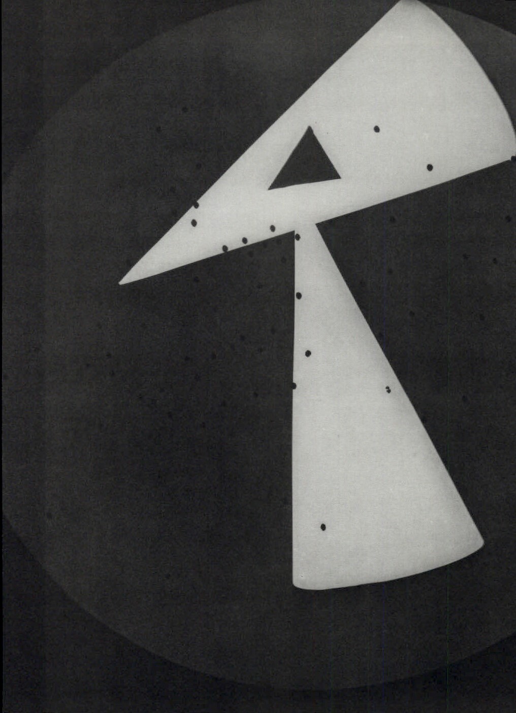 1975 Man Ray Rayogram Photogram Triangle Abstract Art Photo Gravure