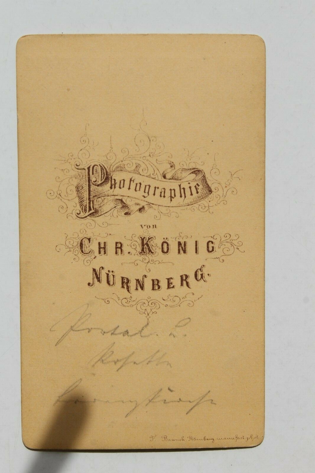 31833 CDV Photo by Christian King Nuremberg around 1870-1880 Portal St. Lawrence Church