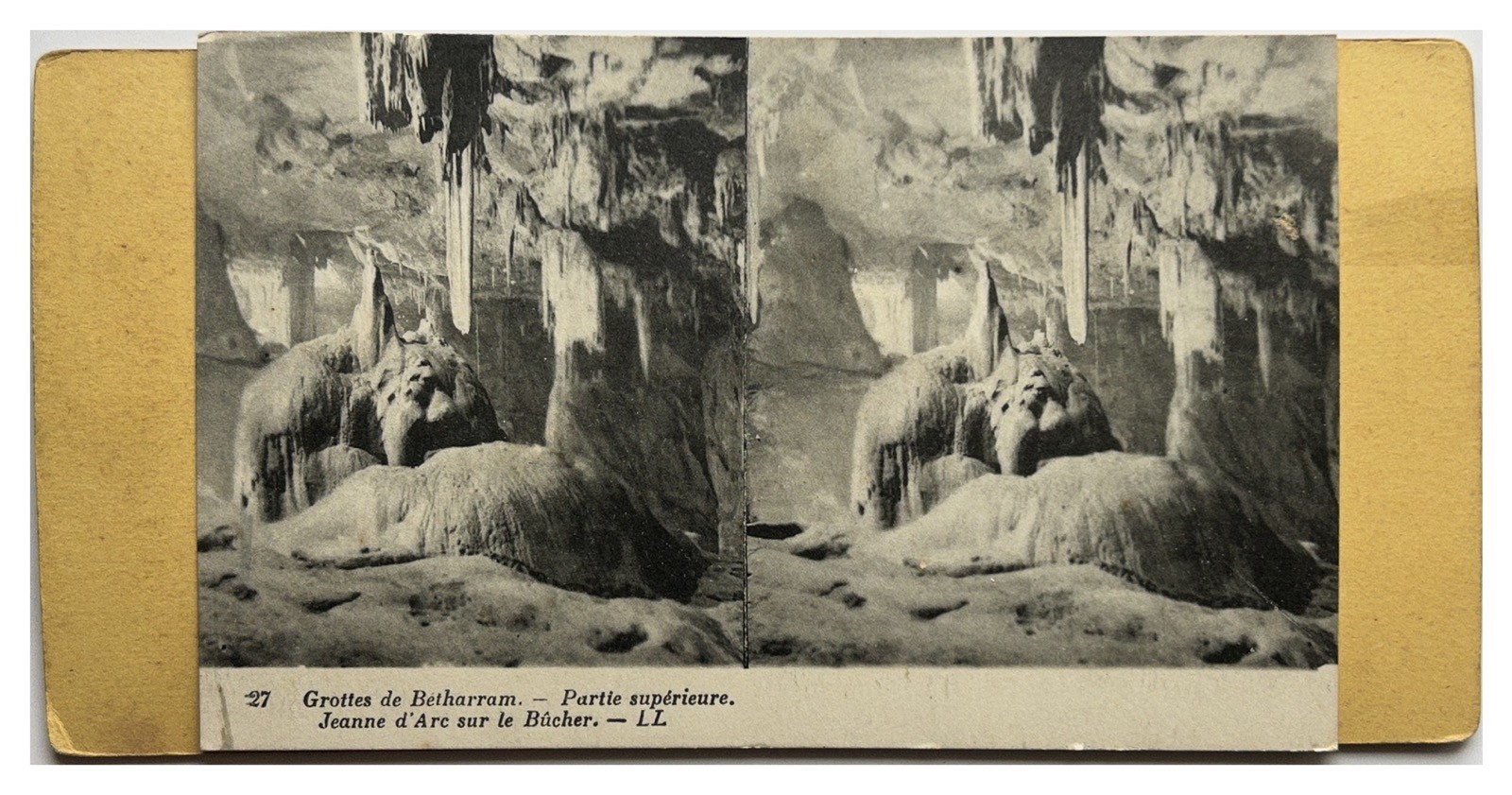 France Buvette de ? c1900 Photo Of Torres Lourdes Stereo Vintage Original Print