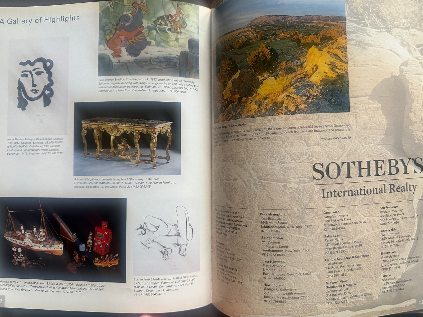 At Sotheby’s December 1997