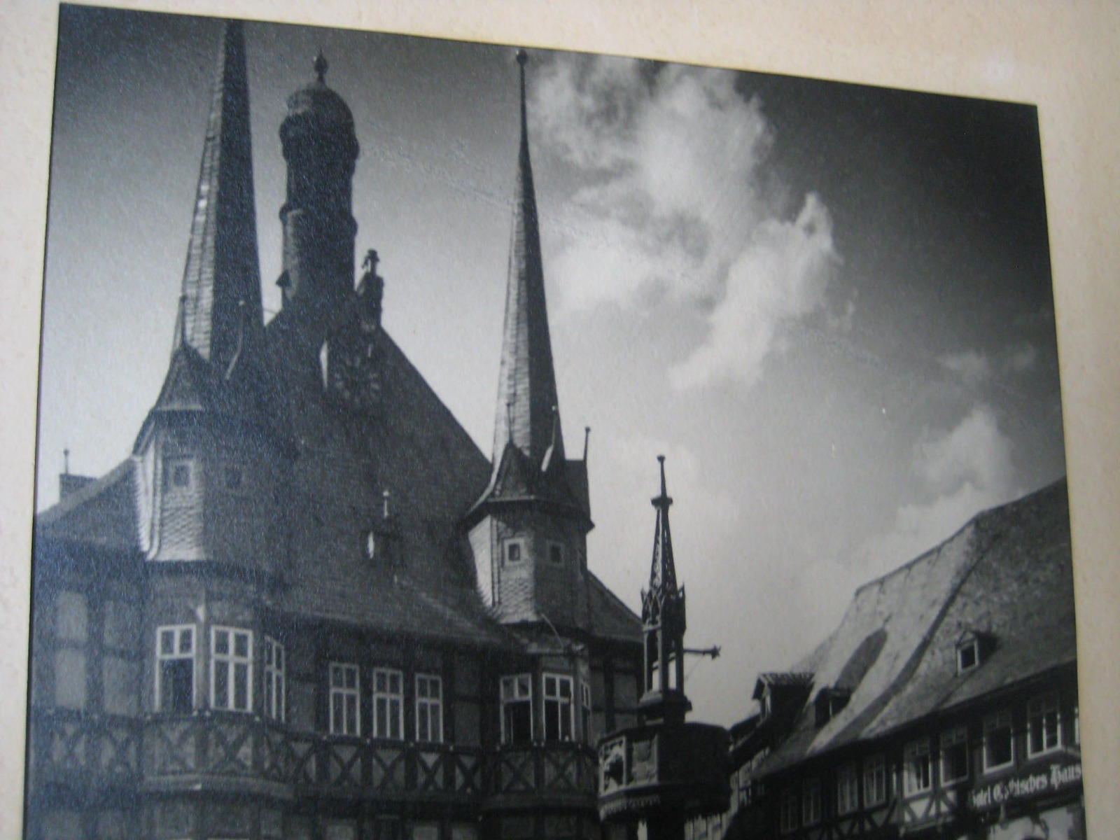 Max Baur Wernigerode Gothic House Resin Original Photograph Photograph 1935