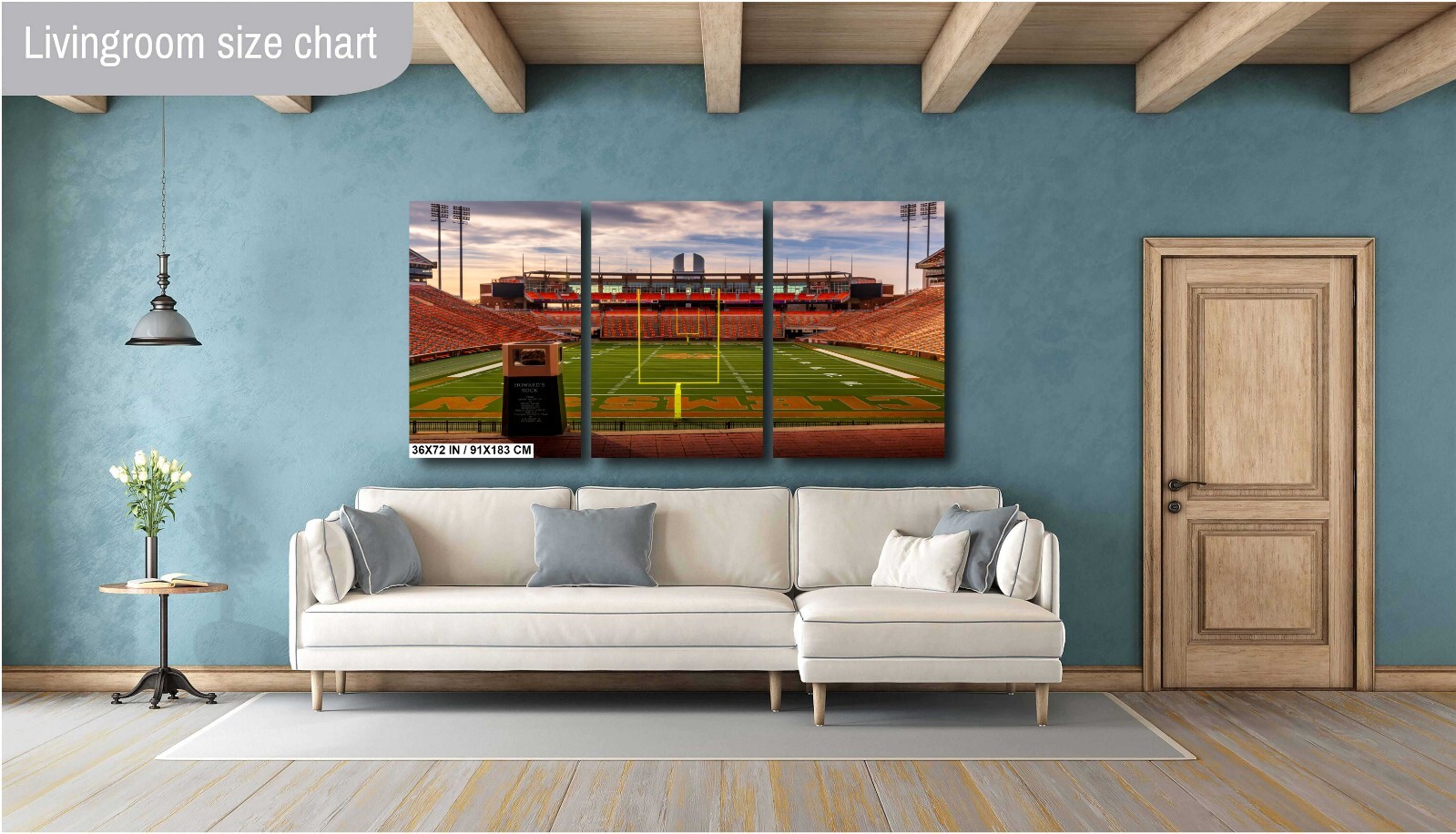 Clemson Tigers Stadium: Iconic Clemson Memorial Stadium SC Print