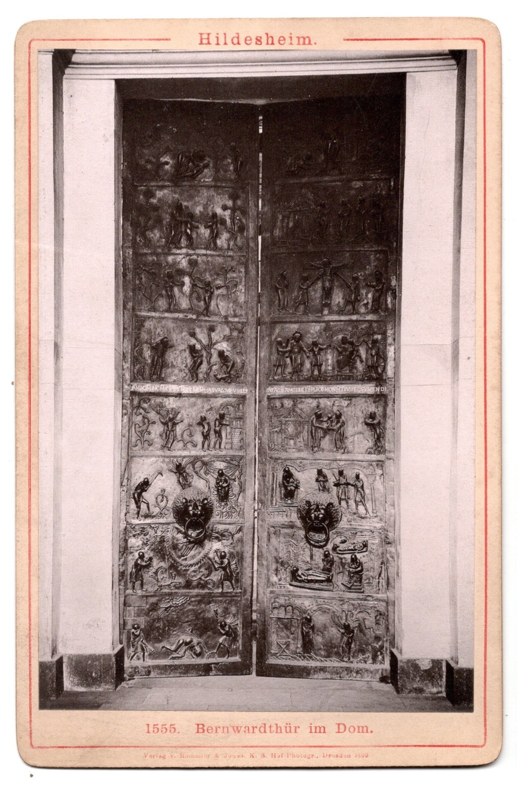 Photograph Hildesheim Bernward Door Cathedral Kretschmer & Joos Dresden 1889 (123)