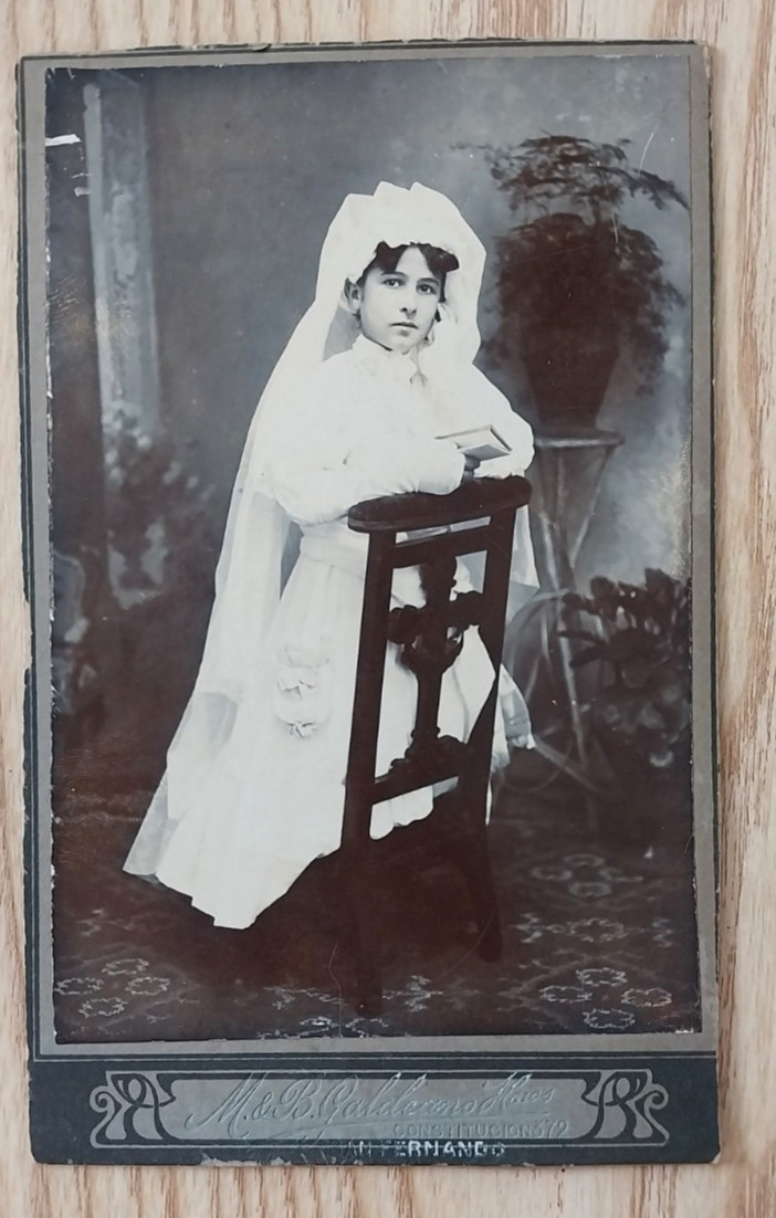 Vintage First Communion Photo Lot x4 1920s Argentina Uruguay Postcard Ephemera