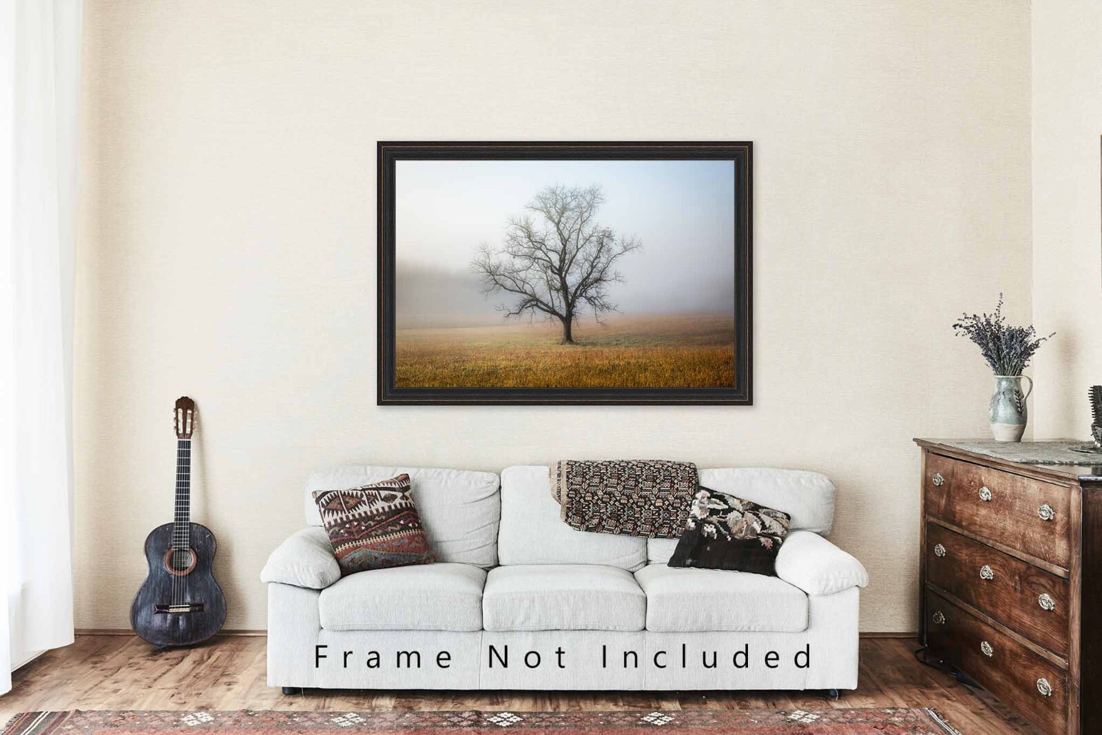 Great Smoky Mountains Photography Print: Tennessee Tree Fog Nature Smokies Photo