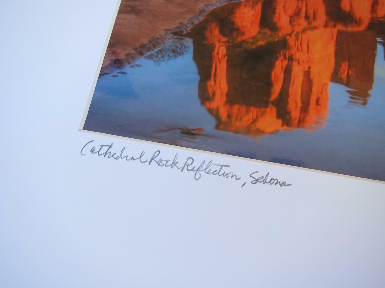 Cathedral Rock Reflection Arizona 11×14 Photograph signed Brian Blackwelder #23