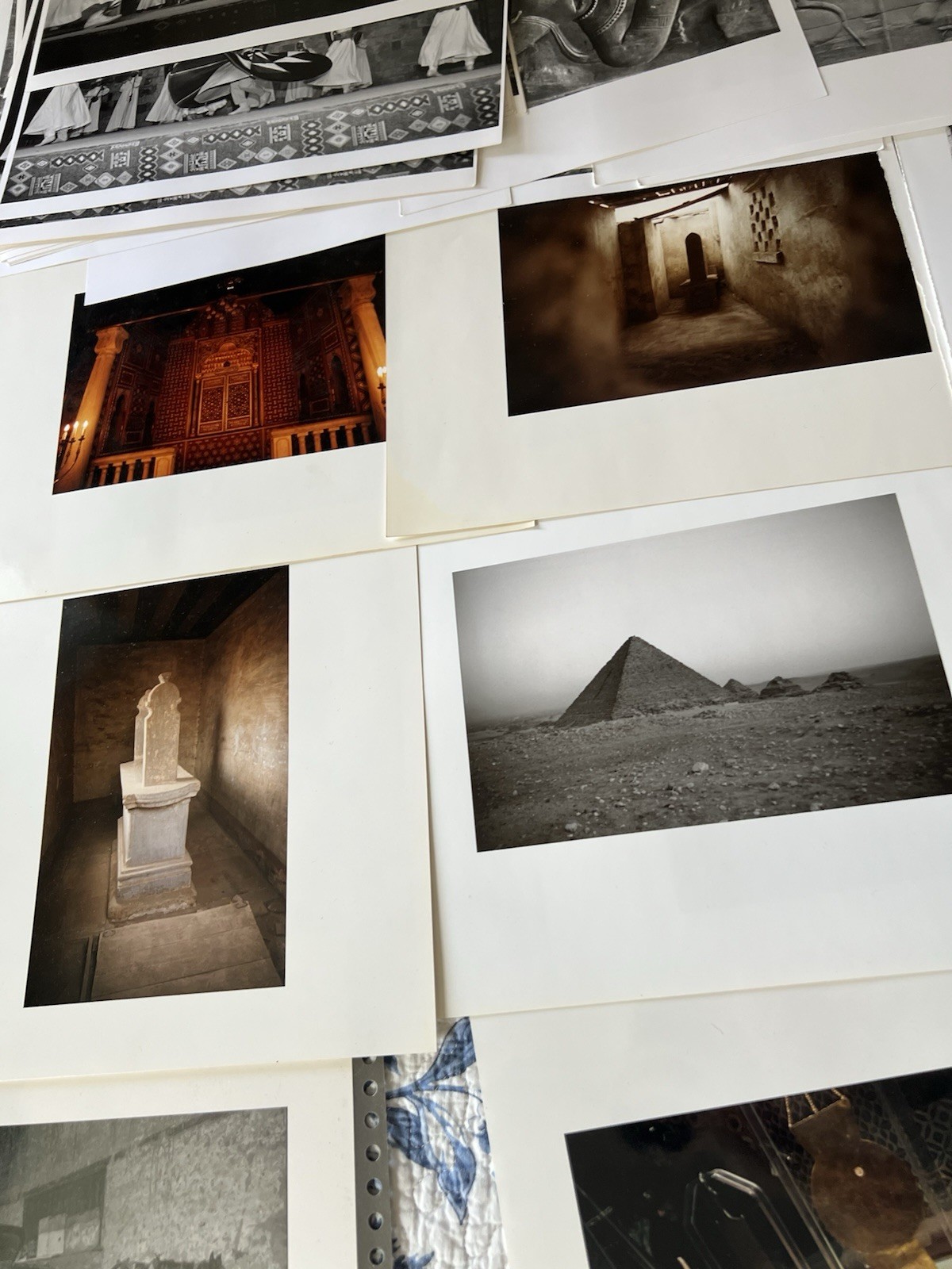 Egypt Photography Print Lot Pyramids Sphinx Cairo Travel Art Photos 14×11”