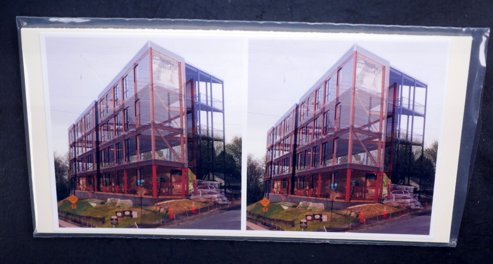 Boris Starosta 3D Stereoview – Elsom St – creative Architecture signed 2012 #519