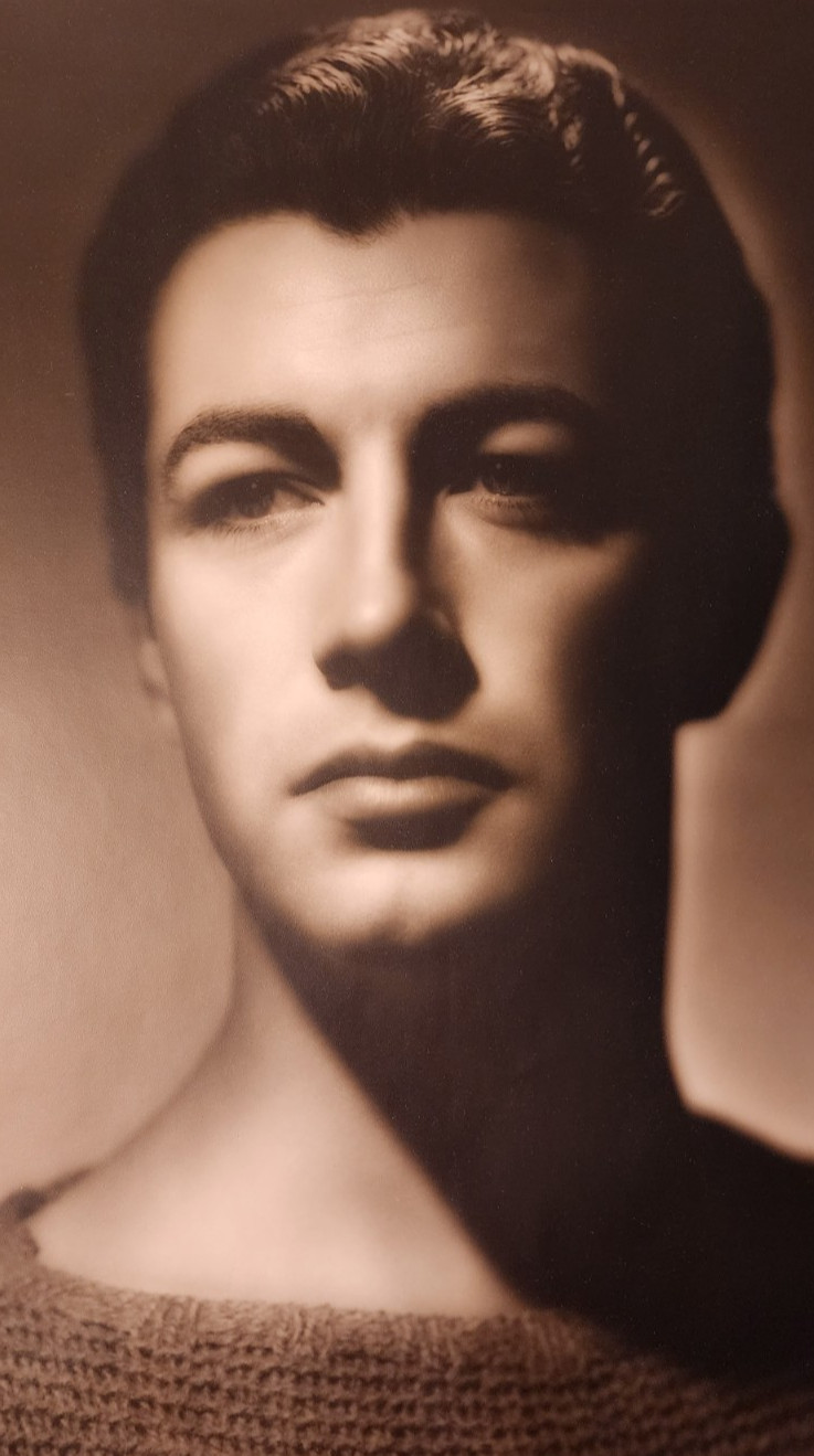 LARGE HURRELL SIGNED 16 X 20 ROBERT TAYLOR PORTRAIT HANDSOME HOLLYWOOD GLAMOUR