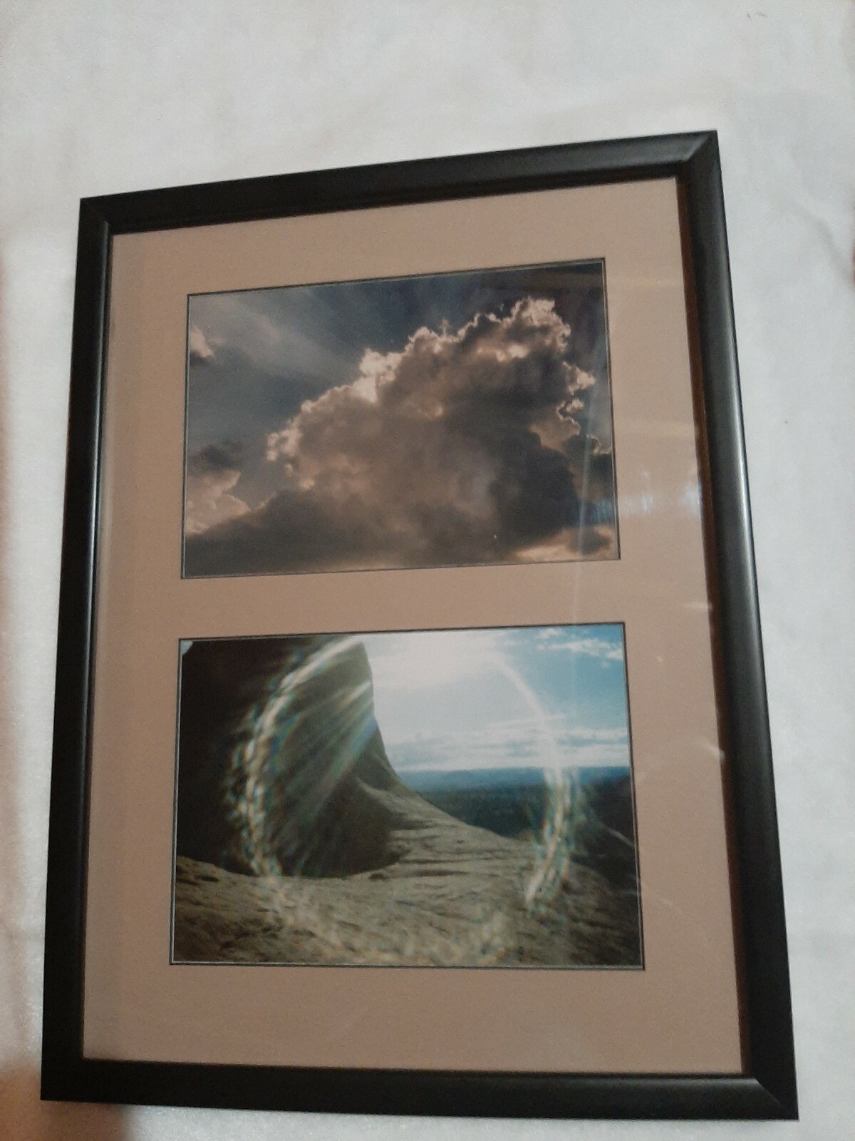 (2) 5 x 7 Custom Matted & Framed Nature Photos Frame size12″ x 10″x 1″
