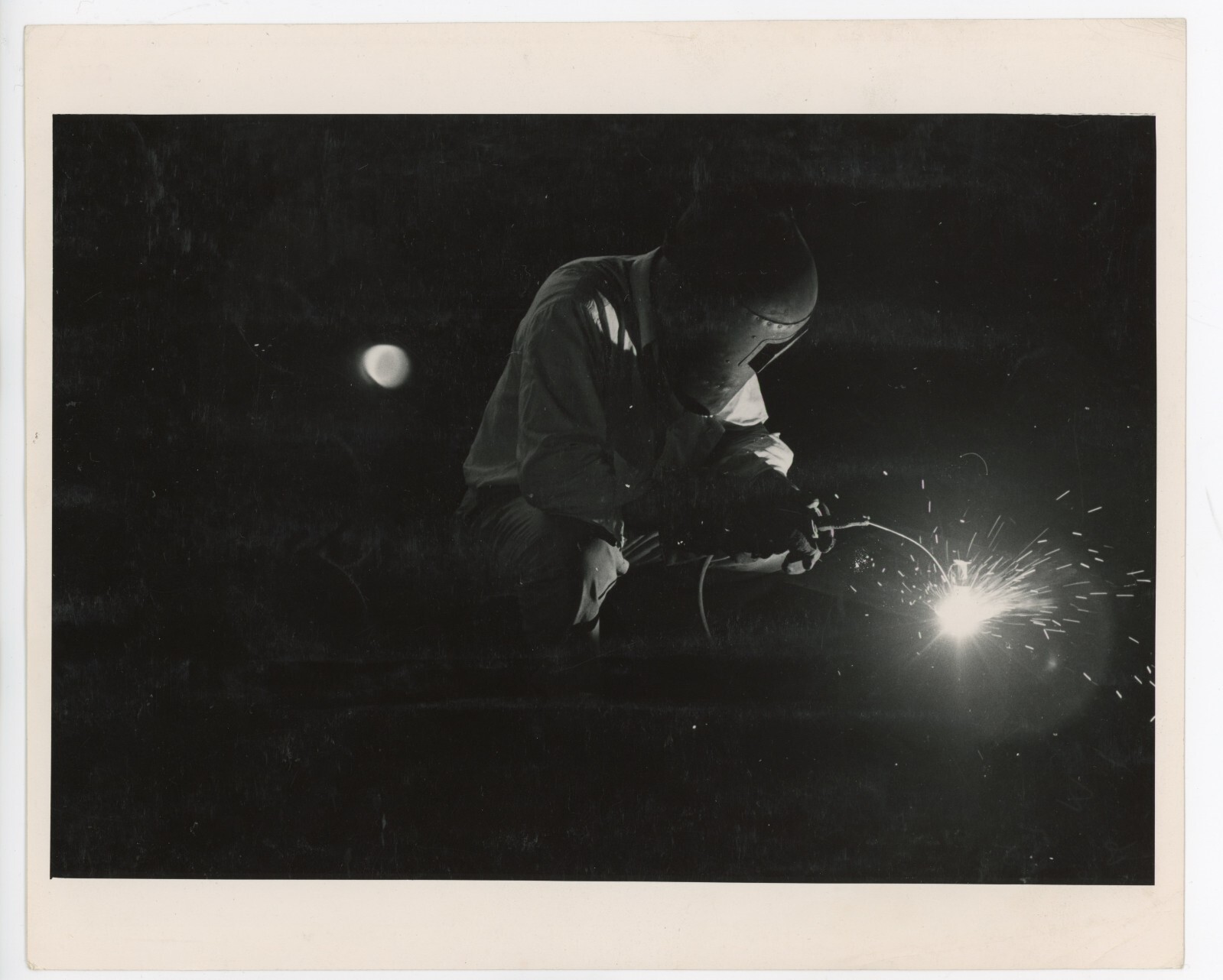 Vintage Original Press Photo of Oil Field Welder by Russell Lee 1939 Oklahoma