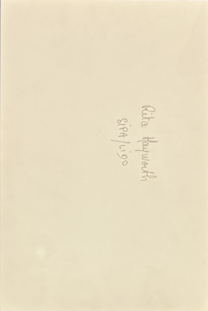 Serge Lido – Rita Hayworth – Silver gelatin print